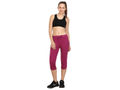 Bodyactive Women Wine Capris-LC2-WIN