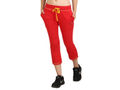 Bodyactive Women Red Capris-LC3-RED