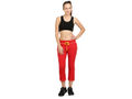 Bodyactive Women Red Capris-LC3-RED