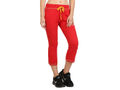 Bodyactive Women Red Capris-LC3-RED