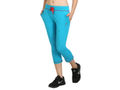 Bodyactive Women Turquoise Capris-LC3-TURQ