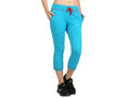 Bodyactive Women Turquoise Capris-LC3-TURQ