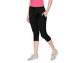 Bodyactive Women Capris-LC5-BLACK