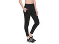 Bodyactive Women Zipper Trackpant-LL11-BLACK