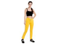 Bodyactive Women Fashion Trackpant in Yellow Colour-LL12-YEL