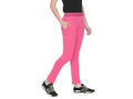 Bodyactive Women Printed Waist Band Trackpant-LL13-PINK