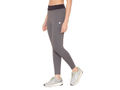 Bodyactive Dark Grey Melange Yoga Pants for Women, High Waist Workout Tummy Control Pants-LL26-DGRY/BK