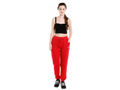 Bodyactive Women Red Trackpant-LL5-RED