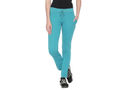 Bodyactive Women Turquoise Trackpant-LL6-TURQ