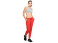 Bodyactive Women Red Trackpant-LL7-RED