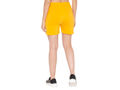 Bodyactive Women Yellow Cotton Shorts with Pockets -SHW2-MUST/WHT