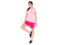 Bodyactive Women Pink Cotton Shorts with Pockets -SHW2-PNK/BLK