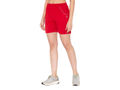 Bodyactive Women Red Cotton Shorts with Pockets -SHW2-RED/GRML