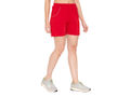 Bodyactive Women Red Cotton Shorts with Pockets -SHW2-RED/GRML