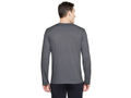 Bodyactive Men Dark Grey Melange Round-Neck T-Shirt-TS101-DGRML