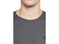 Bodyactive Men Dark Grey Melange Round-Neck T-Shirt-TS101-DGRML