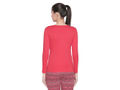 Bodyactive Women Red Round Neck Tee-TS102-RED