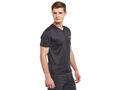 Bodyactive Men Black Dri-Fit V Neck T-Shirt-TS11-BLK