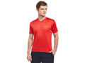 Bodyactive Men Red Dri-Fit V-Neck T-Shirt-TS11-RED