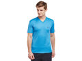 Bodyactive Men Turquoise Dri-Fit V-Neck T-Shirt-TS11-TRQ