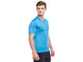 Bodyactive Men Turquoise Dri-Fit V-Neck T-Shirt-TS11-TRQ