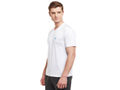 Bodyactive Men White Dri Fit V-Neck T-Shirt-TS11-WHT