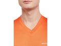 Bodyactive Orange Men Dri-Fit V-Neck T-Shirt-TS11-ORNG