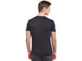 Bodyactive Men Black Cotton V-Neck T-Shirt-TS13-BLK
