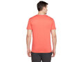 Bodyactive Men coral Cotton V-Neck T-Shirt-TS13-CORAL