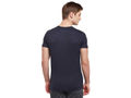 Bodyactive Men Navy Cotton V-Neck T-Shirt-TS13-NAV