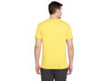 Bodyactive Men Yellow Cotton V-Neck T-Shirt-TS13-YELLOW