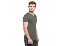 Bodyactive Men Cotton V-Neck T-Shirt-TS13-OLV