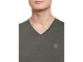 Bodyactive Men Cotton V-Neck T-Shirt-TS13-OLV