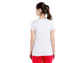 Bodyactive Women Heather Grey V Neck Tee-TS14-HTGREY