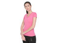 Bodyactive Women V Neck Tee-TS14-PIBL