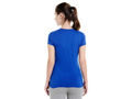 Bodyactive Women Royal Blue V Neck Tee-TS14-RBL