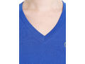 Bodyactive Women Royal Blue V Neck Tee-TS14-RBL