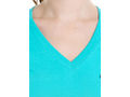 Bodyactive Women Sea Green V Neck Tee-TS14-SGRN