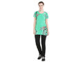 Bodyactive Women Green Round Neck Tee-TS15-GRN