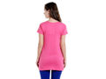 Bodyactive Women Pink Round Neck Tee-TS15-PIBL