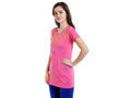 Bodyactive Women Pink Round Neck Tee-TS15-PIBL