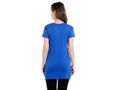 Bodyactive Women Royal Blue Round Neck Tee-TS15-RBL