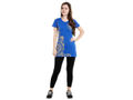 Bodyactive Women Royal Blue Round Neck Tee-TS15-RBL