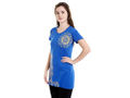 Bodyactive Women Royal Blue Round Neck Tee-TS15-RBL