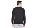 Bodyactive Men Black Round-Neck T-Shirt-TS20-BLACK