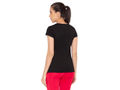 Bodyactive Women Round neck Half Sleeve Cotton T-shirt in 1pcs-TS21-BLK