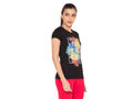 Bodyactive Women Round neck Half Sleeve Cotton T-shirt in 1pcs-TS21-BLK