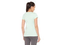 Bodyactive Women Round neck Half Sleeve Cotton T-shirt in 1pcs-TS21-GRNMEL