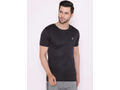 Bodyactive Round Neck Half Sleeve T-Shirt for Men -TS26-BLK