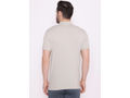 Bodyactive Solid Casual Half Sleeve Cotton Rich Pique Polo T-Shirt for Men -TS50-GREY